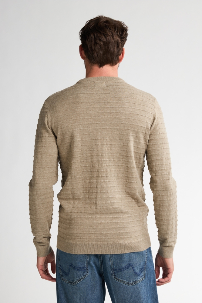 KNITTED SWEATER THORNEWOOD M 3050 KWR269 7146 Tan